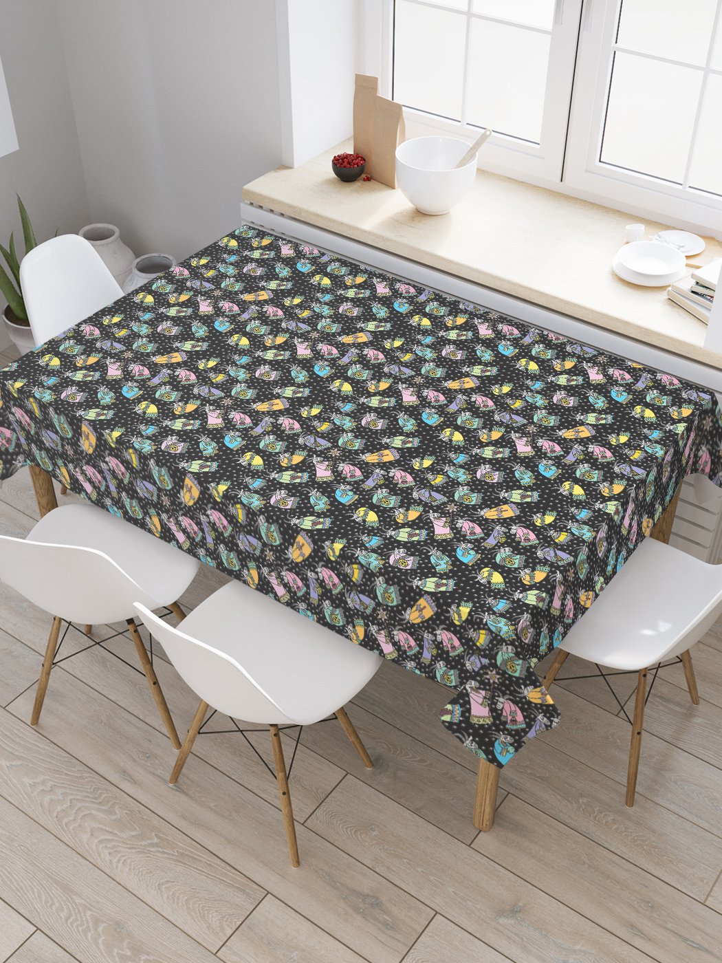 

Скатерть прямоугольная JoyArty "Самобытный козел" из сатена, 120x145 см, Самобытный козел