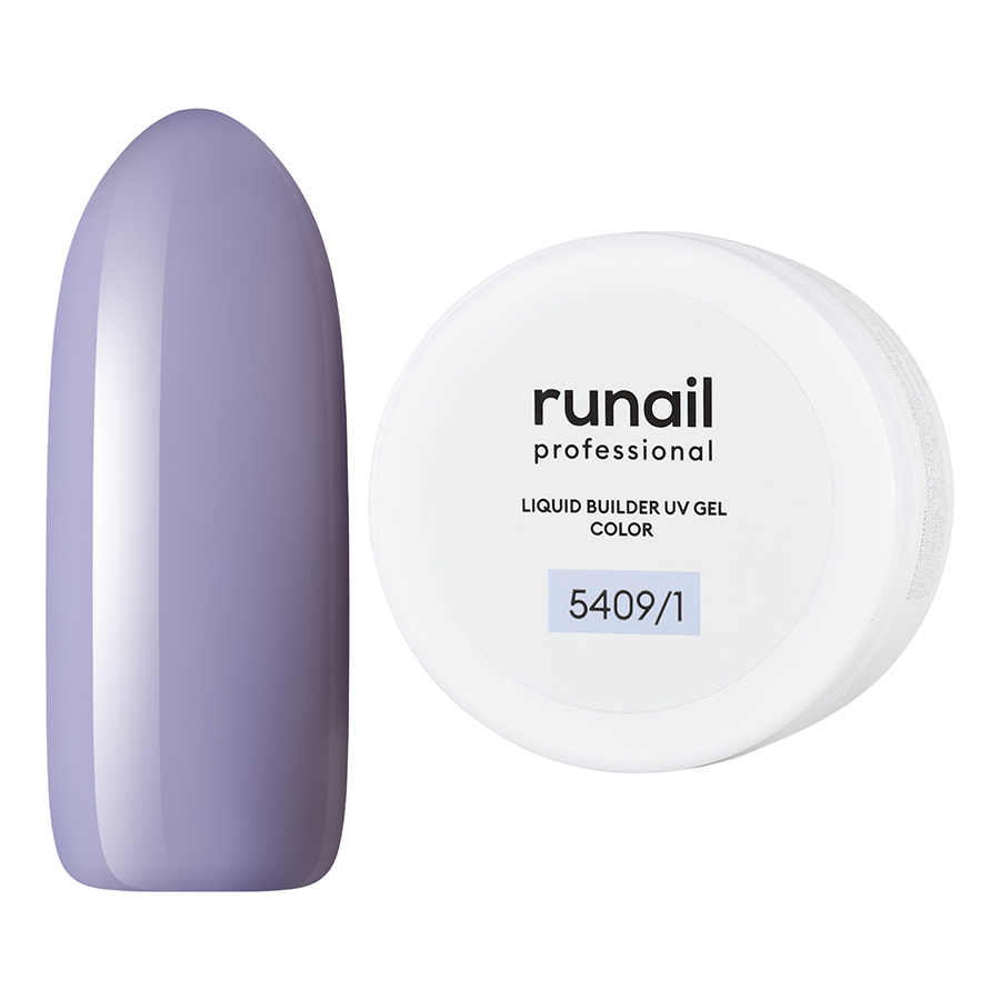 

Цветной жидкий Уф-гель Runail №5409/1 15 мл