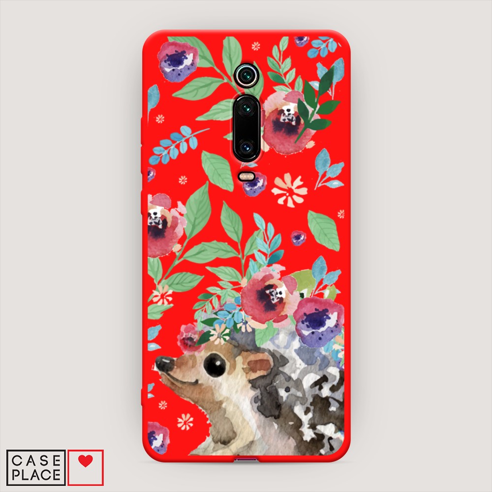 

Чехол Awog на Xiaomi Redmi K20/K20 Pro/Mi 9T/9T Pro "Ежик в цветах акварель", Разноцветный, 35653-1