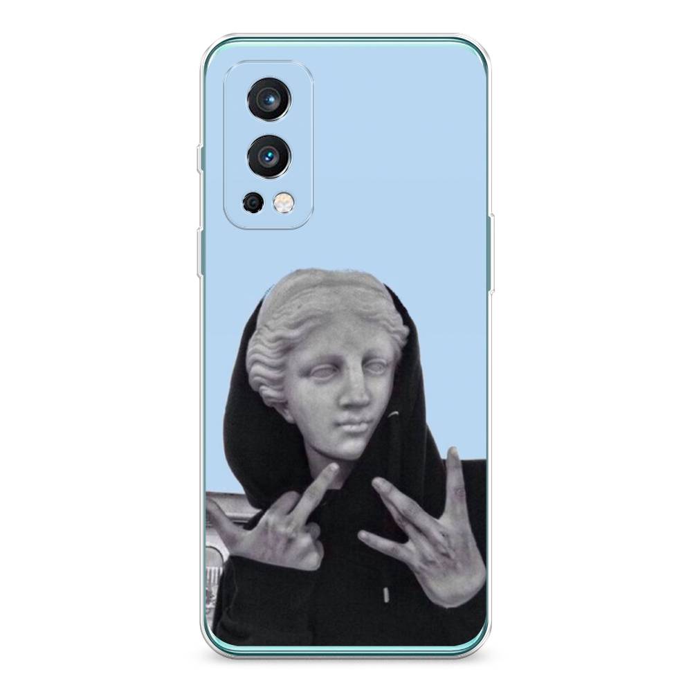 

Чехол Awog на OnePlus Nord 2 / ВанПлас Nord 2 "SWAG статуя", Голубой, 151750-9