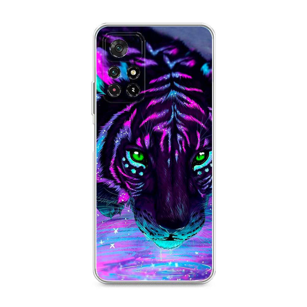 фото Силиконовый чехол "волшебный тигр" на xiaomi redmi note 11t 5g awog