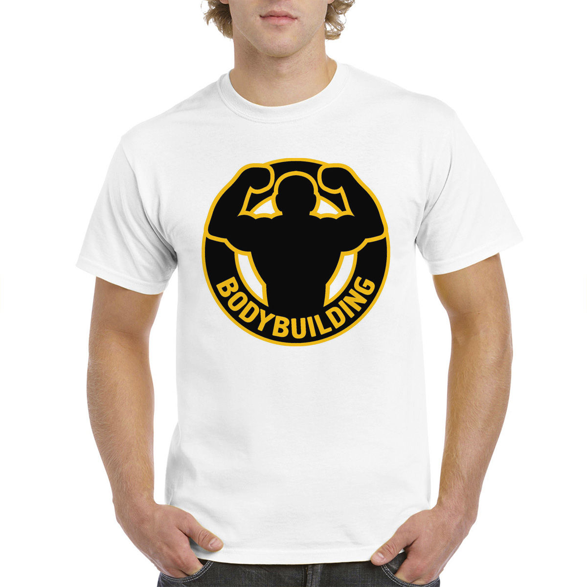 

Футболка CoolPodarok Bodybuilding (бодибилдинг), Белый, M0113434