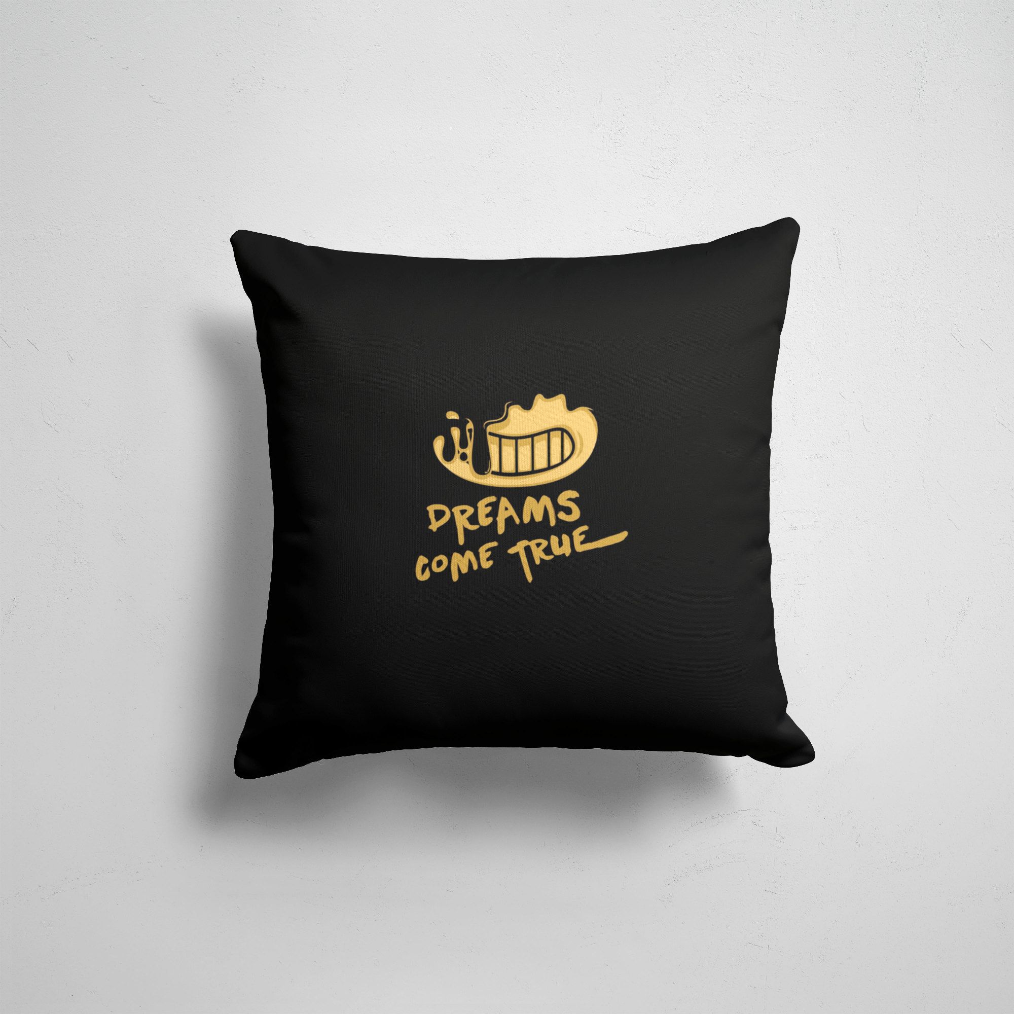 

Подушка декоративная 45х45см Геймерам Bendy and the ink machine, Разноцветный