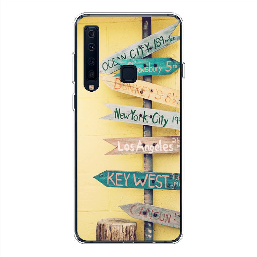 

Чехол Awog на Samsung Galaxy A9 2018 "Нулевой километр", Желтый, 26650-4