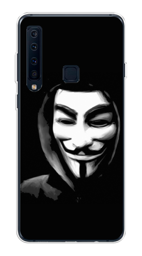 

Чехол Awog на Samsung Galaxy A9 2018 "Анонимус", Черный;серый;белый, 26650-5