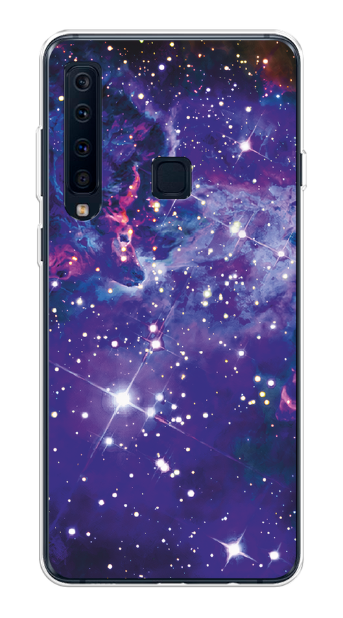 

Чехол Awog на Samsung Galaxy A9 2018 "Яркая галактика", Фиолетовый, 26650-4