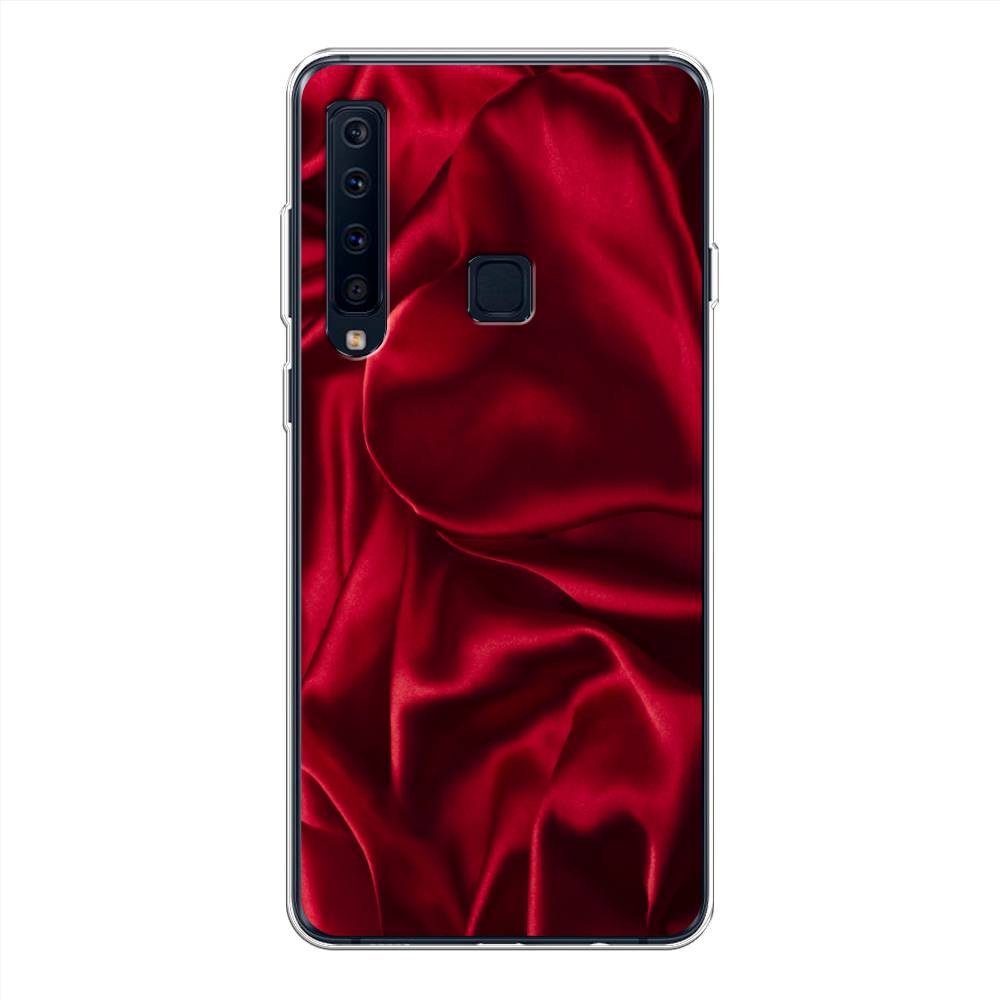 фото Чехол awog "текстура красный шелк" для samsung galaxy a9 2018
