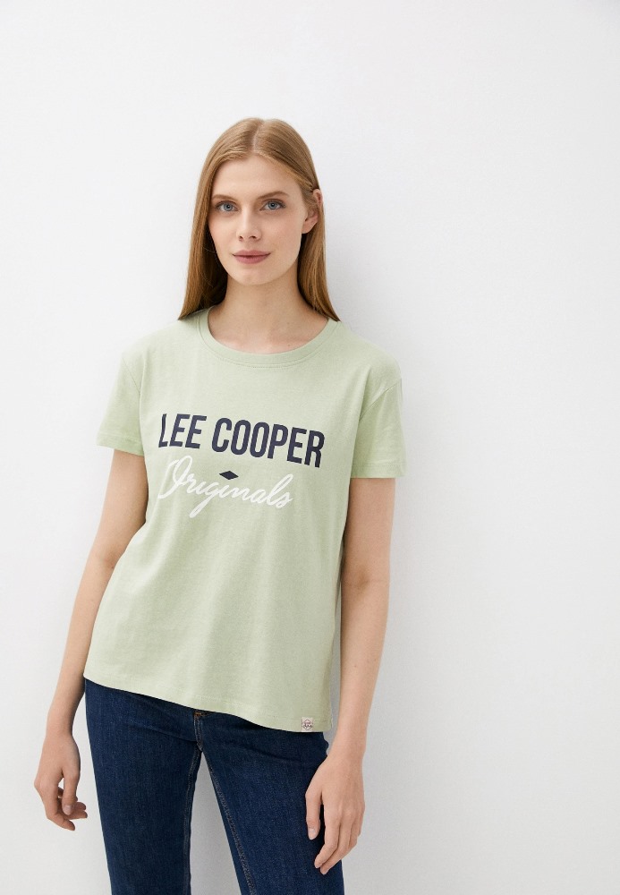

Футболка женская Lee cooper MT4A119348BS2LC-CG зеленая 2XL, MT4A119348BS2LC-CG