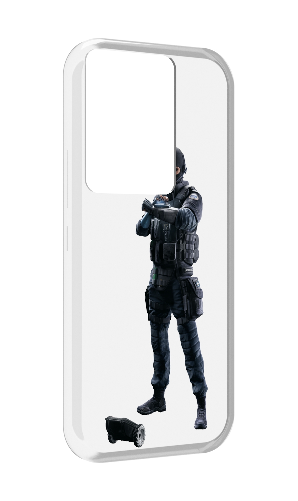 

Чехол MyPads Tom-Clancy's-Rainbow-Six-1 для Itel Vision 3 Plus / Itel P38 Pro, Прозрачный, Tocco