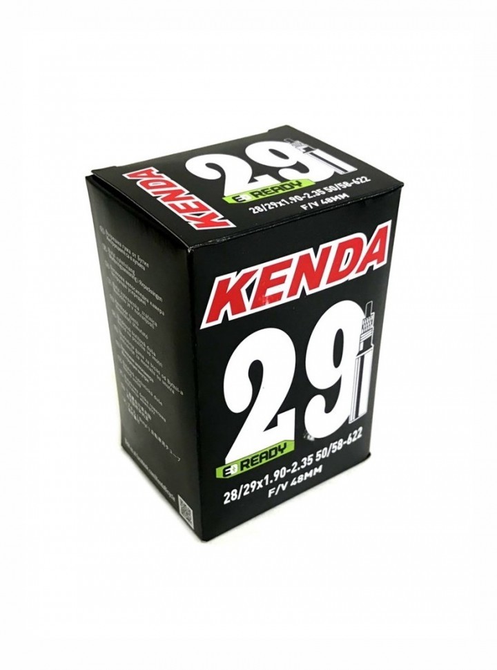 

Велокамера Kenda 29x1.90-2.35, f/v-48 мм, Черный