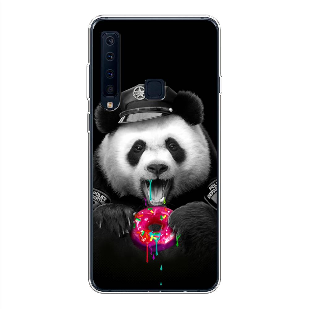 

Чехол Awog на Samsung Galaxy A9 2018 "Панда police", Черный;белый;розовый, 26650-2
