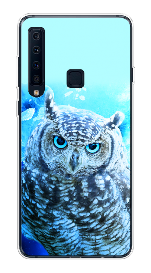 

Чехол Awog на Samsung Galaxy A9 2018 "Сова арт 7", Синий;голубой, 26650-1