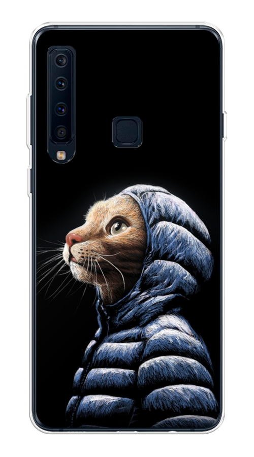 

Чехол Awog на Samsung Galaxy A9 2018 "Кот в капюшоне", Черный;бежевый;синий, 26650-2