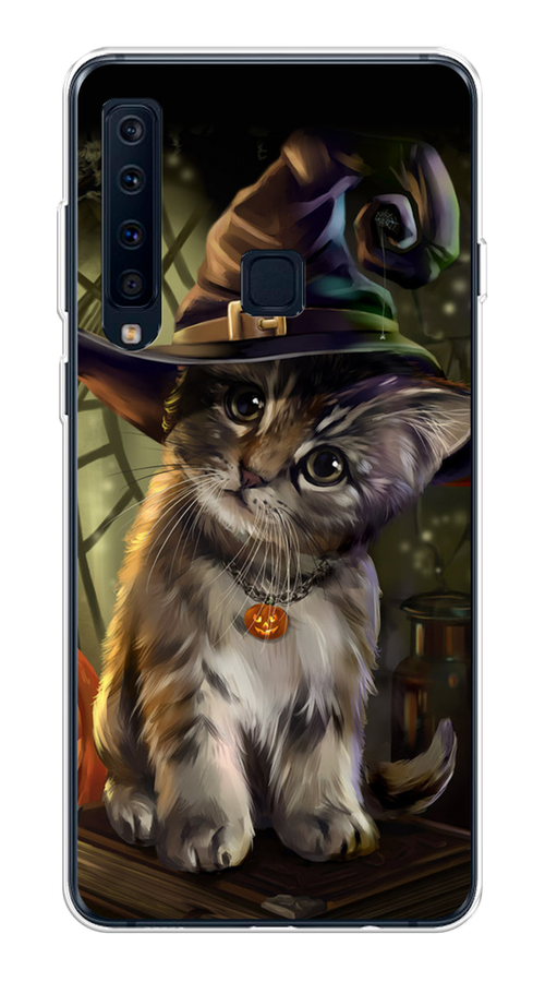 

Чехол Awog на Samsung Galaxy A9 2018 "Кот на Хэллоуин", Зеленый;серый, 26650-2
