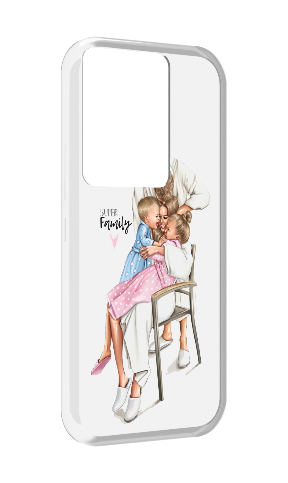 

Чехол MyPads Super-family для Itel Vision 3 Plus / Itel P38 Pro, Прозрачный, Tocco