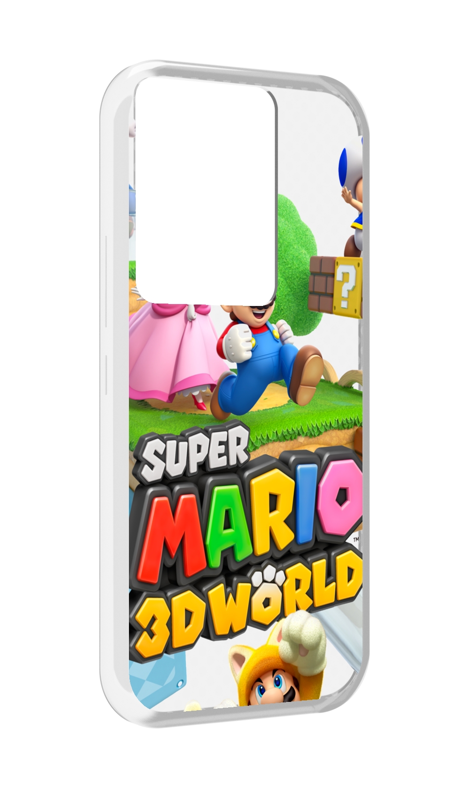 

Чехол MyPads Super Mario 3D World для Itel Vision 3 Plus / Itel P38 Pro, Прозрачный, Tocco