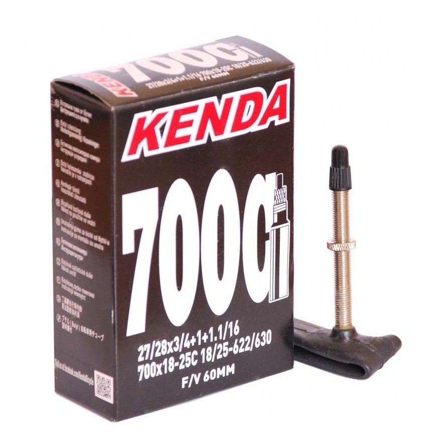 

Велокамера Kenda 28" 700x18-25C f/v-60 мм, Черный