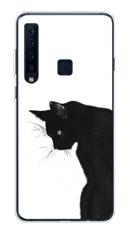 

Чехол Awog на Samsung Galaxy A9 2018 "Black cat", Черный;белый, 26650-1