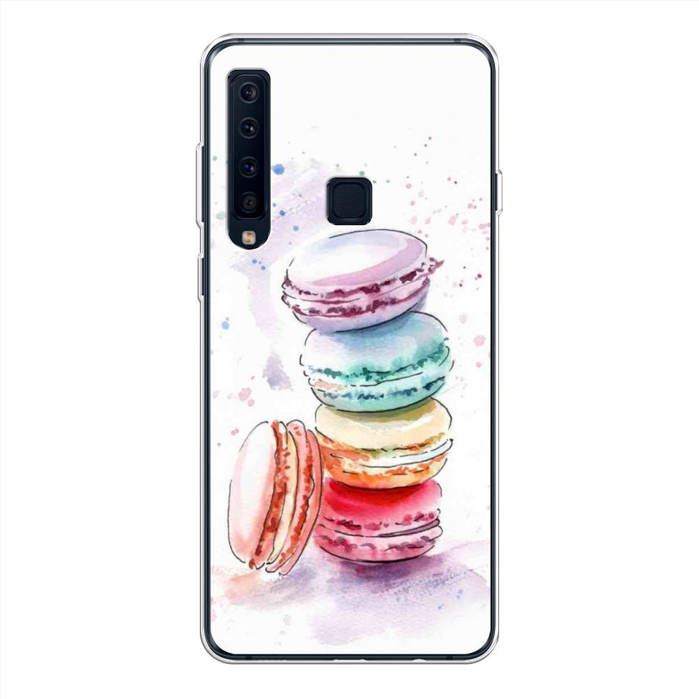 

Чехол Awog на Samsung Galaxy A9 2018 "Пирамидка макарони 2", Желтый, 26650-10