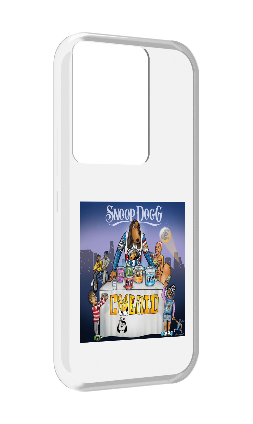 

Чехол MyPads Snoop Dogg COOLAID для Itel Vision 3 Plus / Itel P38 Pro, Прозрачный, Tocco