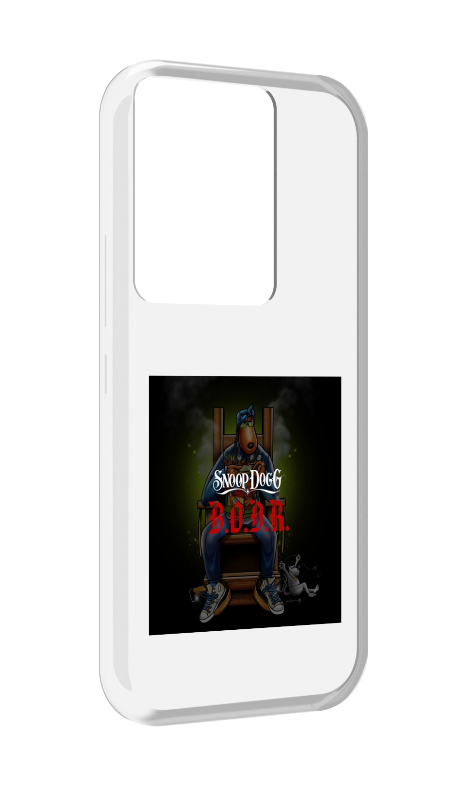 

Чехол MyPads Snoop Dogg B для Itel Vision 3 Plus / Itel P38 Pro, Прозрачный, Tocco