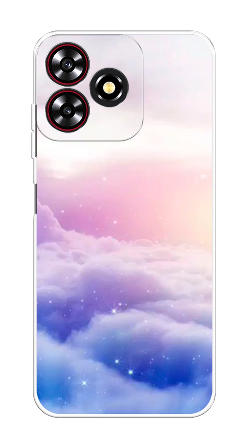 

Чехол на ZTE Blade V50 Smart "Небеса", Голубой;белый;розовый, 136550-1