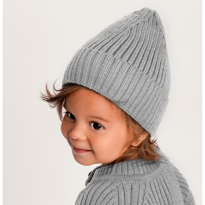 

Шапка детская Amarobaby AB-OD22-PLT16, серый, 44, AB-OD22-PLT16