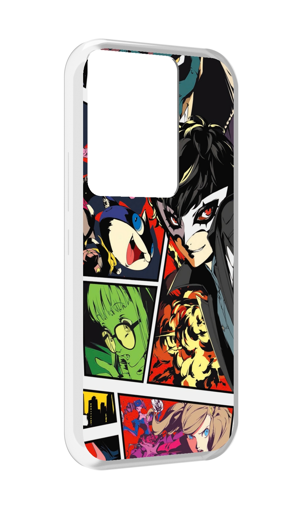 

Чехол MyPads Persona 5 art для Itel Vision 3 Plus / Itel P38 Pro, Прозрачный, Tocco