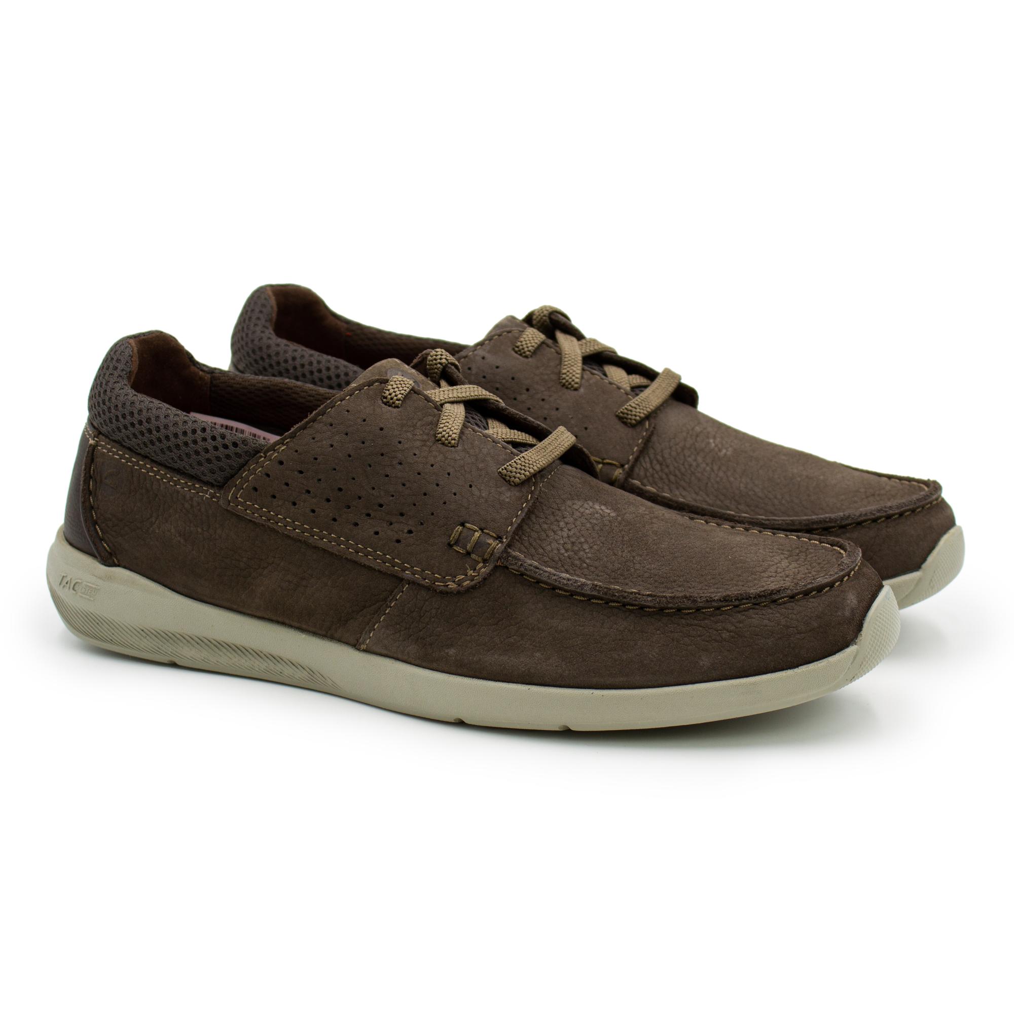 Топсайдеры мужские Clarks Gorwin Moc 26164686 коричневые 41.5 EU