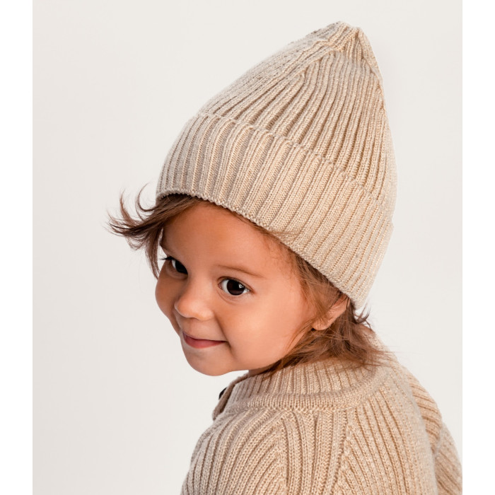 

Шапка детская Amarobaby AB-OD22-PLT16, бежевый, 40, AB-OD22-PLT16