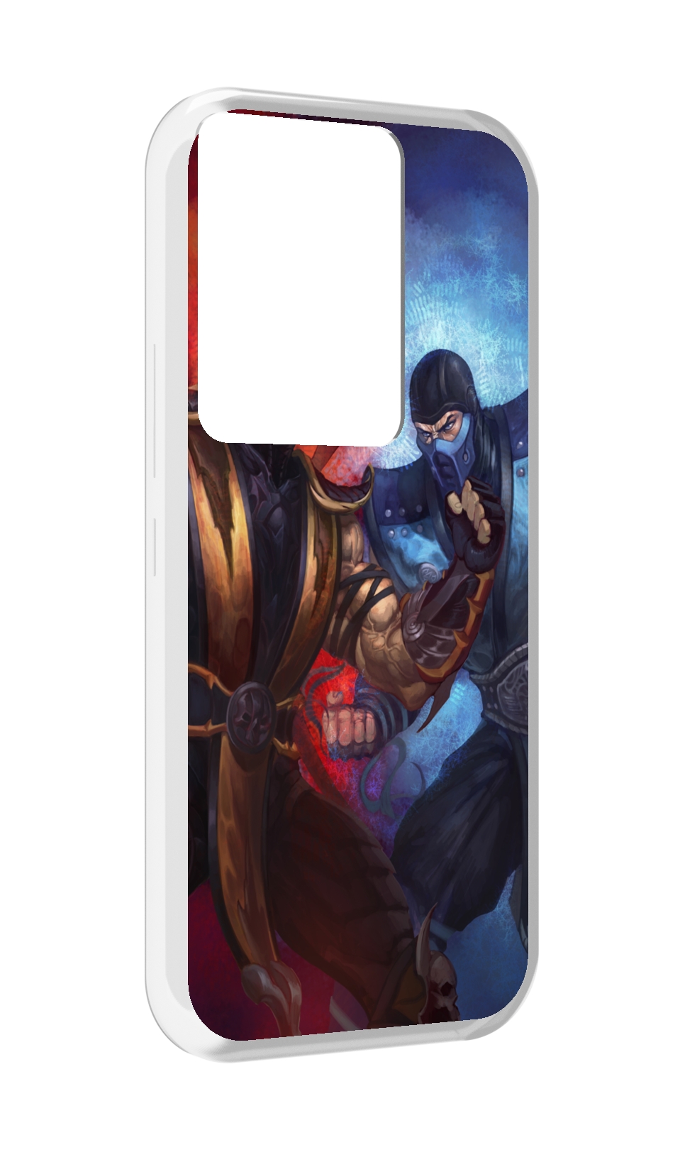 

Чехол MyPads Mortal Kombat art для Itel Vision 3 Plus / Itel P38 Pro, Прозрачный, Tocco