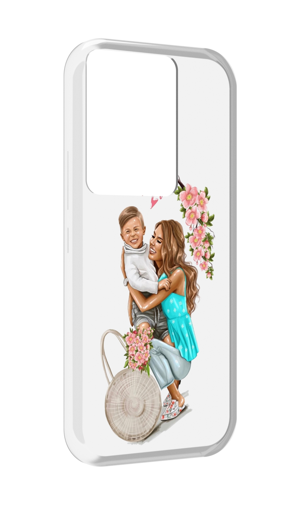 

Чехол MyPads Momlife для Itel Vision 3 Plus / Itel P38 Pro, Прозрачный, Tocco
