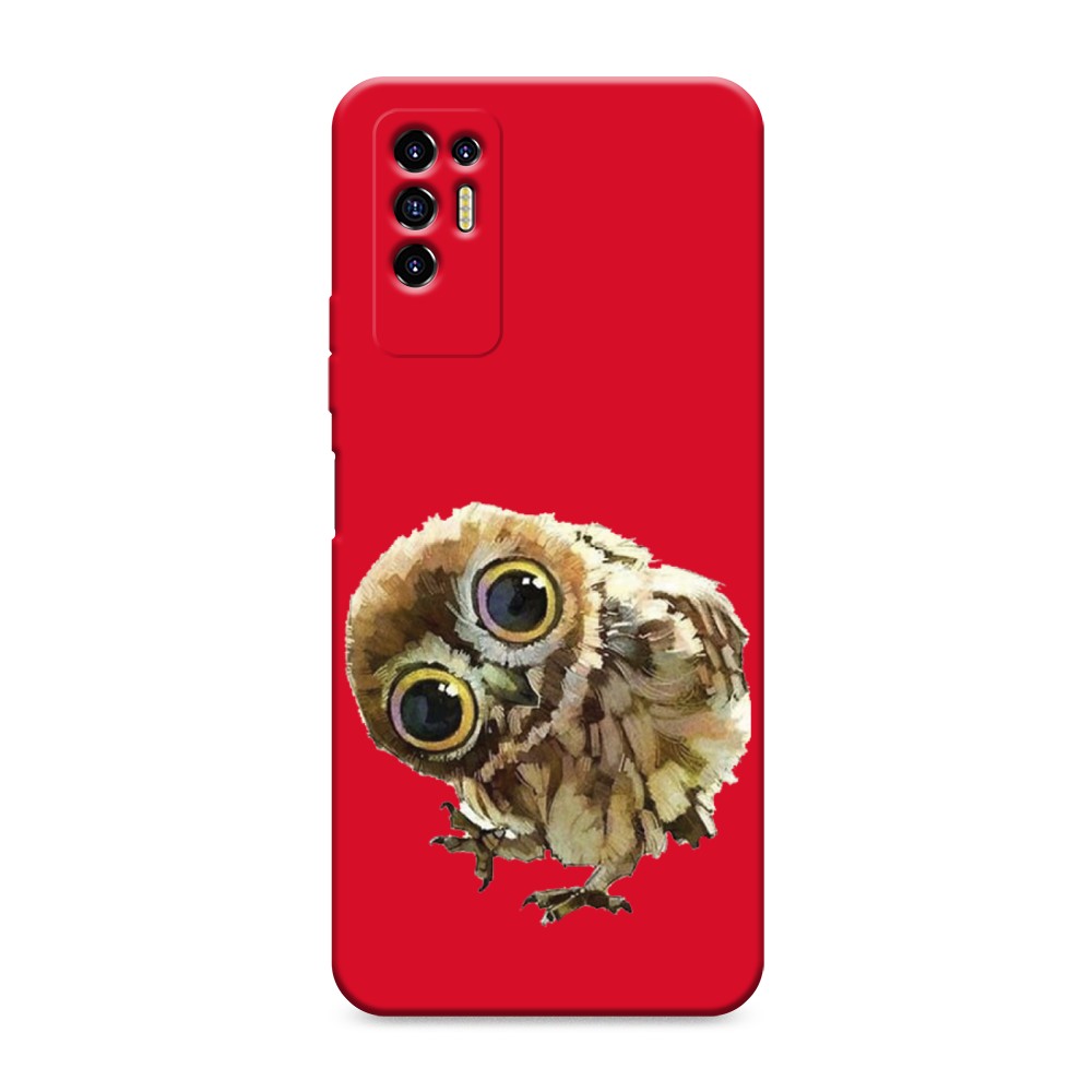 

Чехол Awog на Tecno Pova 2 "Любопытный совенок", Разноцветный, 300553-1