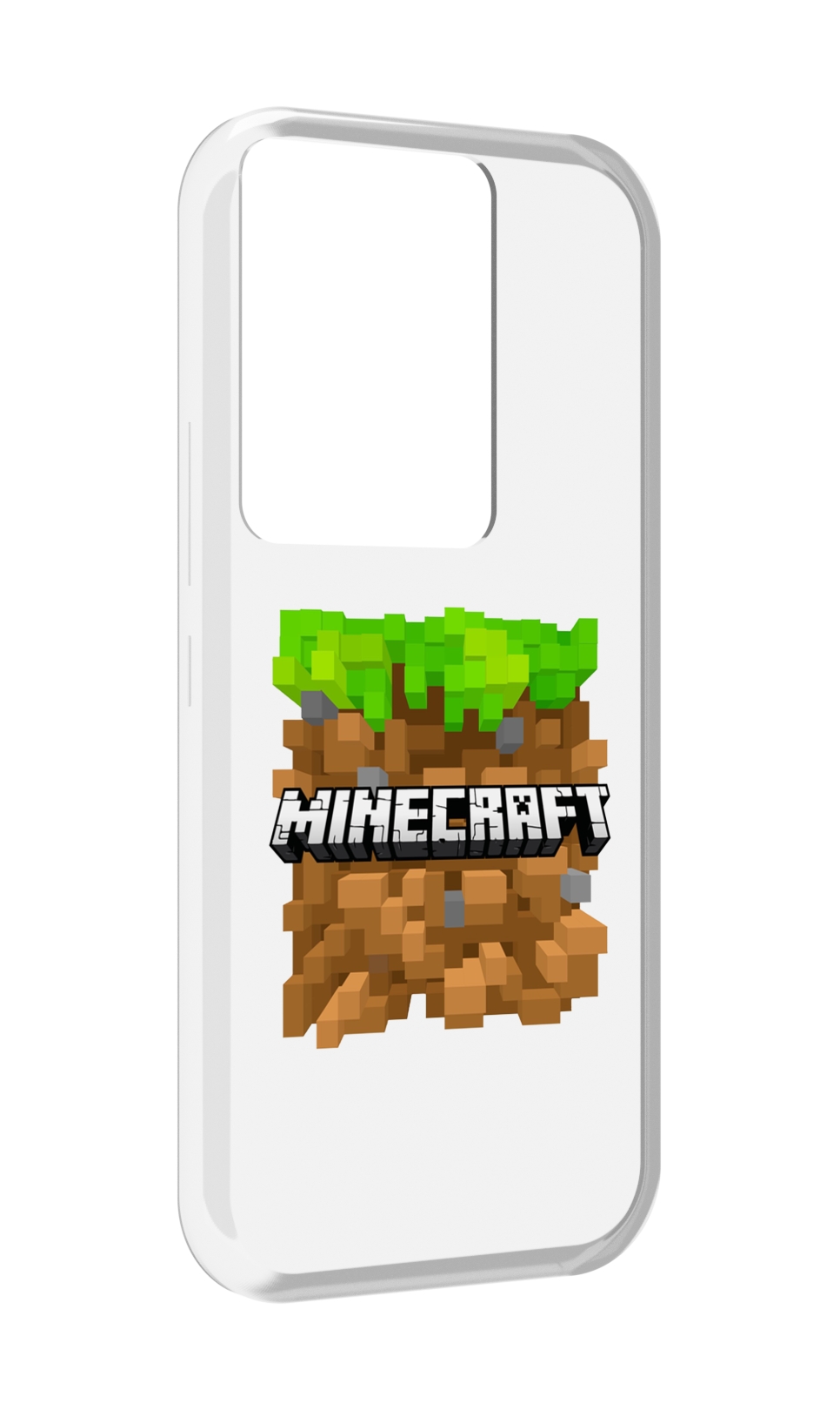 

Чехол MyPads Minecraft-2 для Itel Vision 3 Plus / Itel P38 Pro, Прозрачный, Tocco