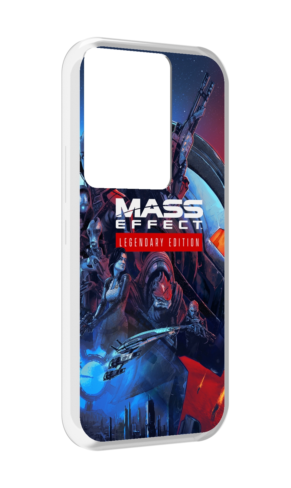 

Чехол MyPads Mass Effect Legendary Edition для Itel Vision 3 Plus / Itel P38 Pro, Прозрачный, Tocco