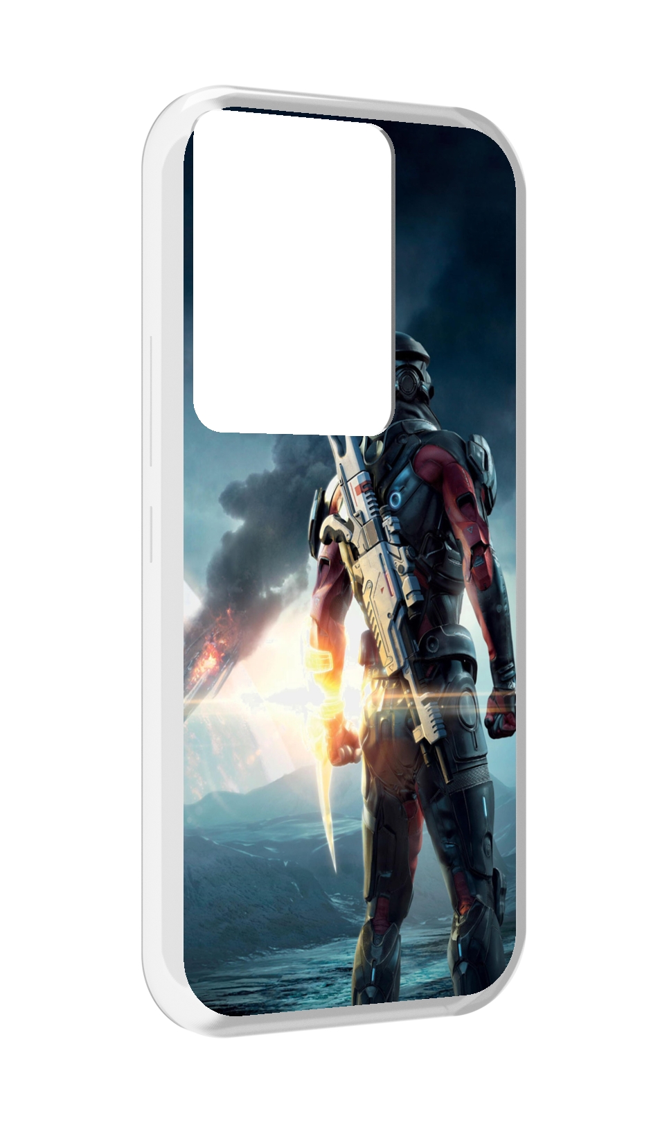 

Чехол MyPads Mass Effect Andromeda Ryder для Itel Vision 3 Plus / Itel P38 Pro, Прозрачный, Tocco