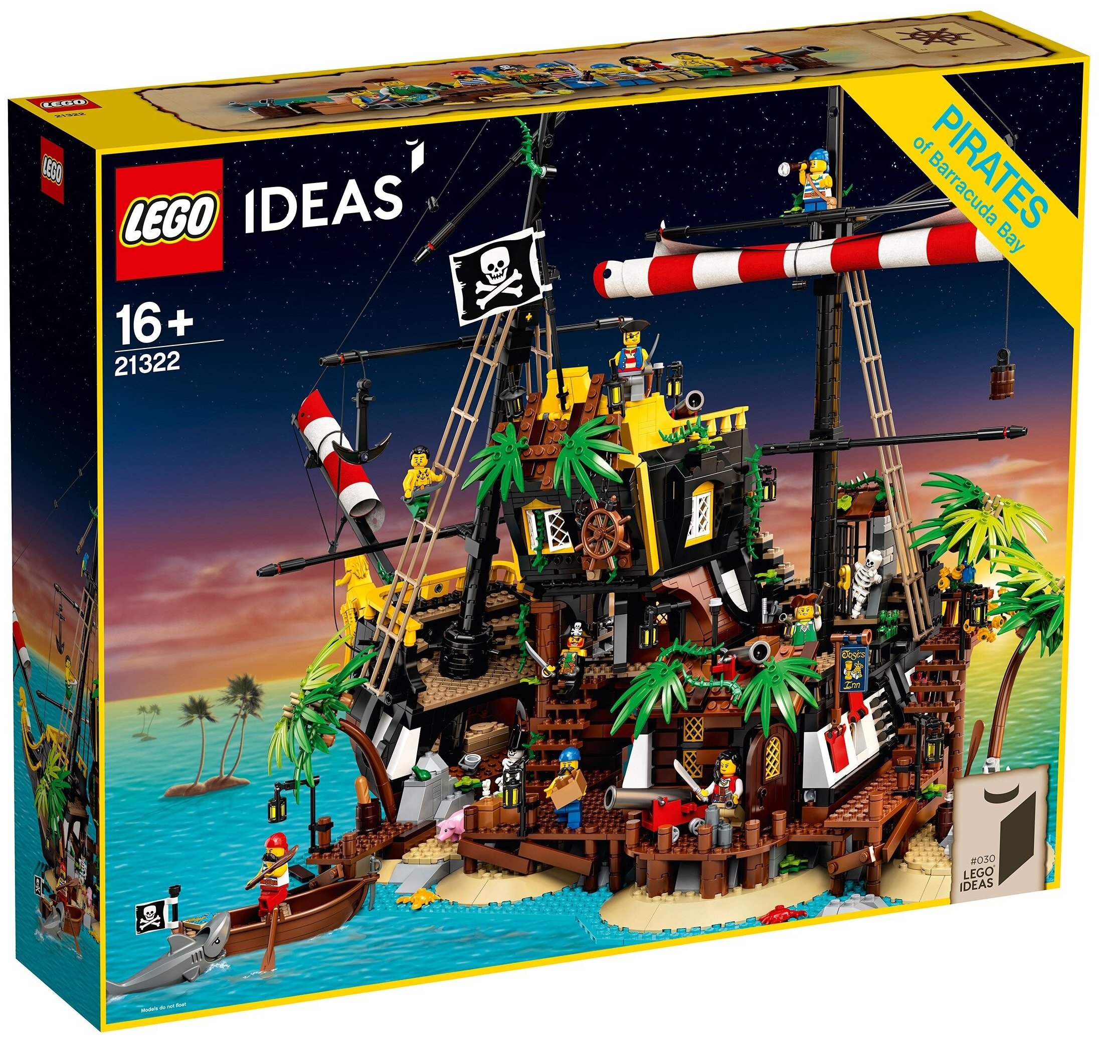 Конструктор LEGO Ideas 21322 Пираты Залива Барракуды lego ideas пираты залива барракуды 21322