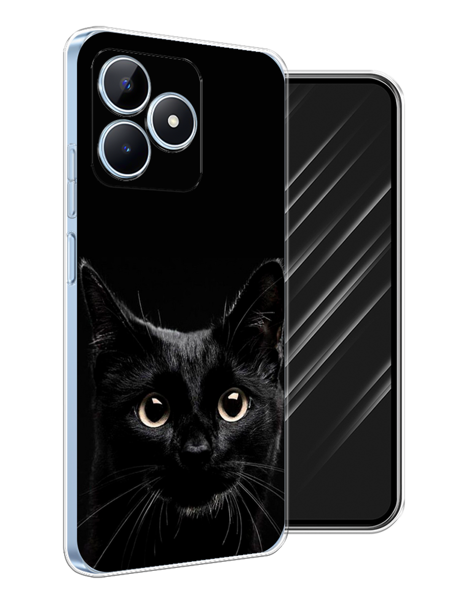 

Чехол Awog на Realme C60 "Добрый кот", Черный, 2516550-1