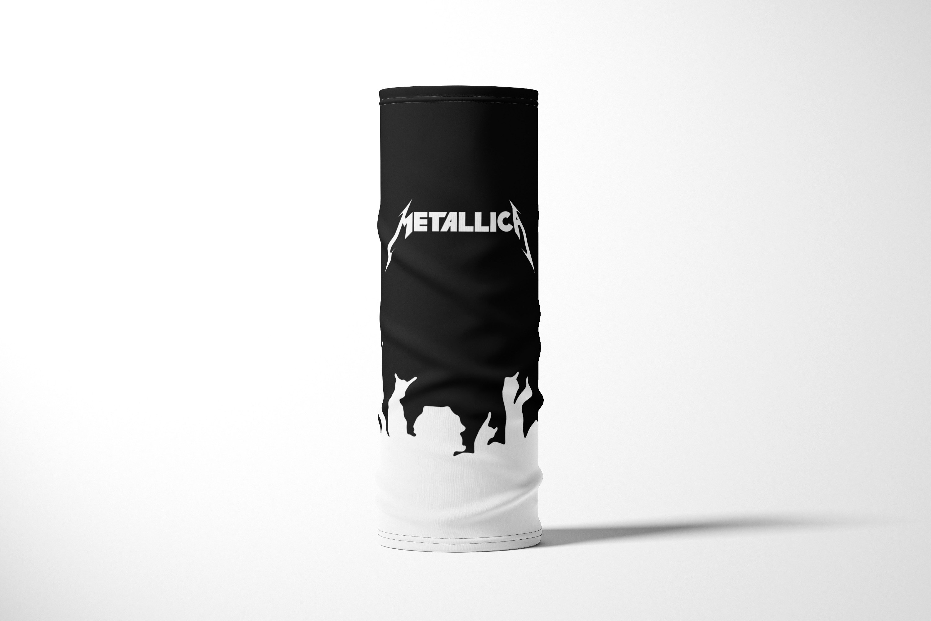 

Бандана / Бафф / Снуд-трансформер / Рок / Metallica, Черный;белый, BBuffVM_VM1435113