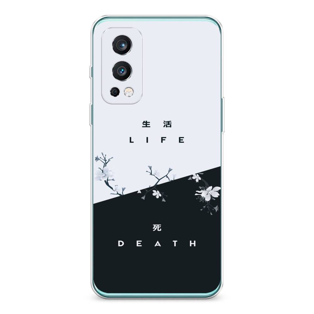 

Чехол Awog на OnePlus Nord 2 / ВанПлас Nord 2 "Life and death", Черный;серый, 151750-7