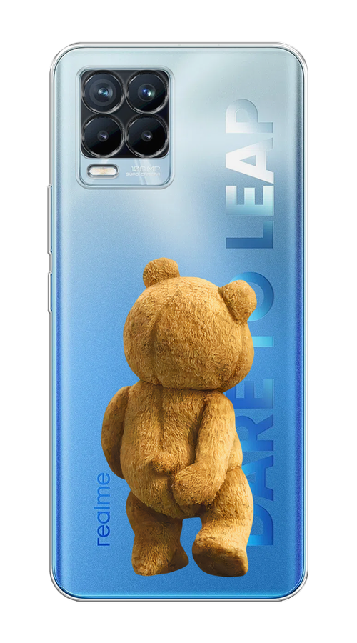 

Чехол на Oppo Realme 8/8 Pro "Медвежья спина", Коричневый;прозрачный, 255550-1