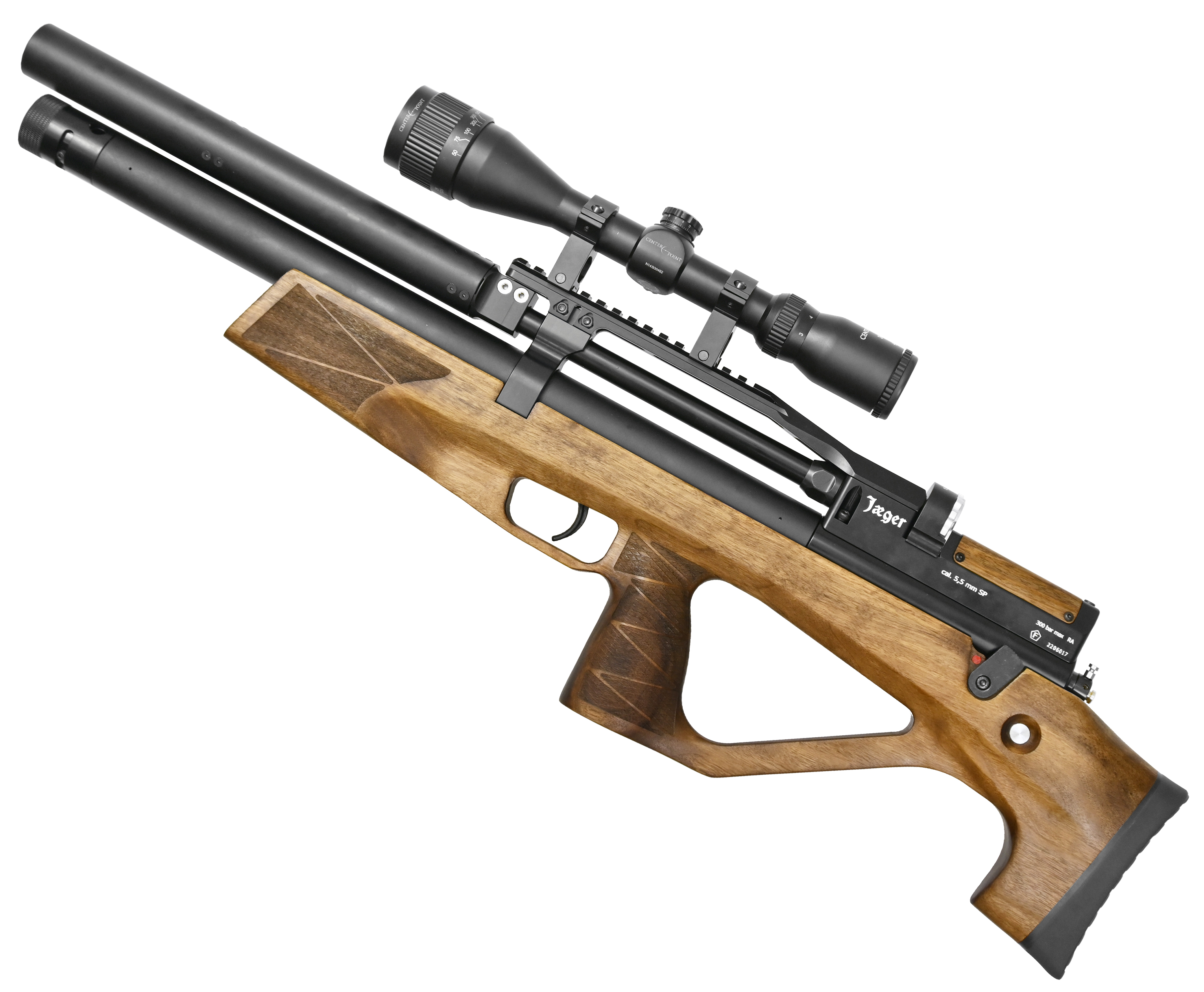 

Пневматическая РСР винтовка Jager SP BullPup 5.5 мм, 450 мм, LW