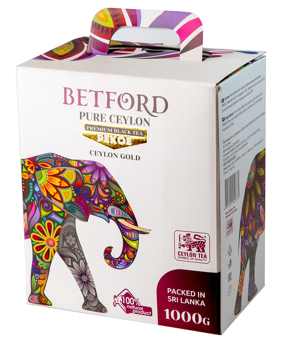 

Чай черный Betford крупнолистовой PEKOE 1000 г