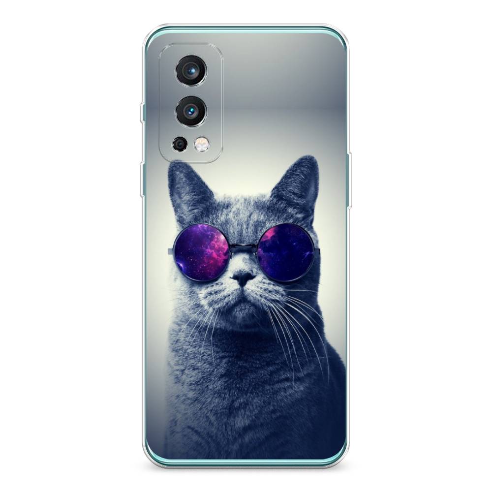 

Чехол Awog на OnePlus Nord 2 / ВанПлас Nord 2 "Космический кот", Красный, 151750-1