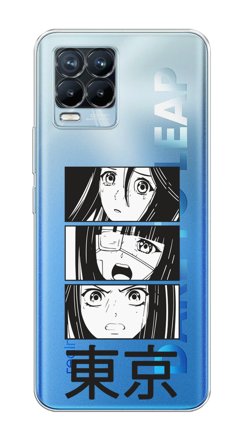 

Чехол на Realme 8/8 Pro "Tokyo girls", Белый;черный;прозрачный, 255550-1