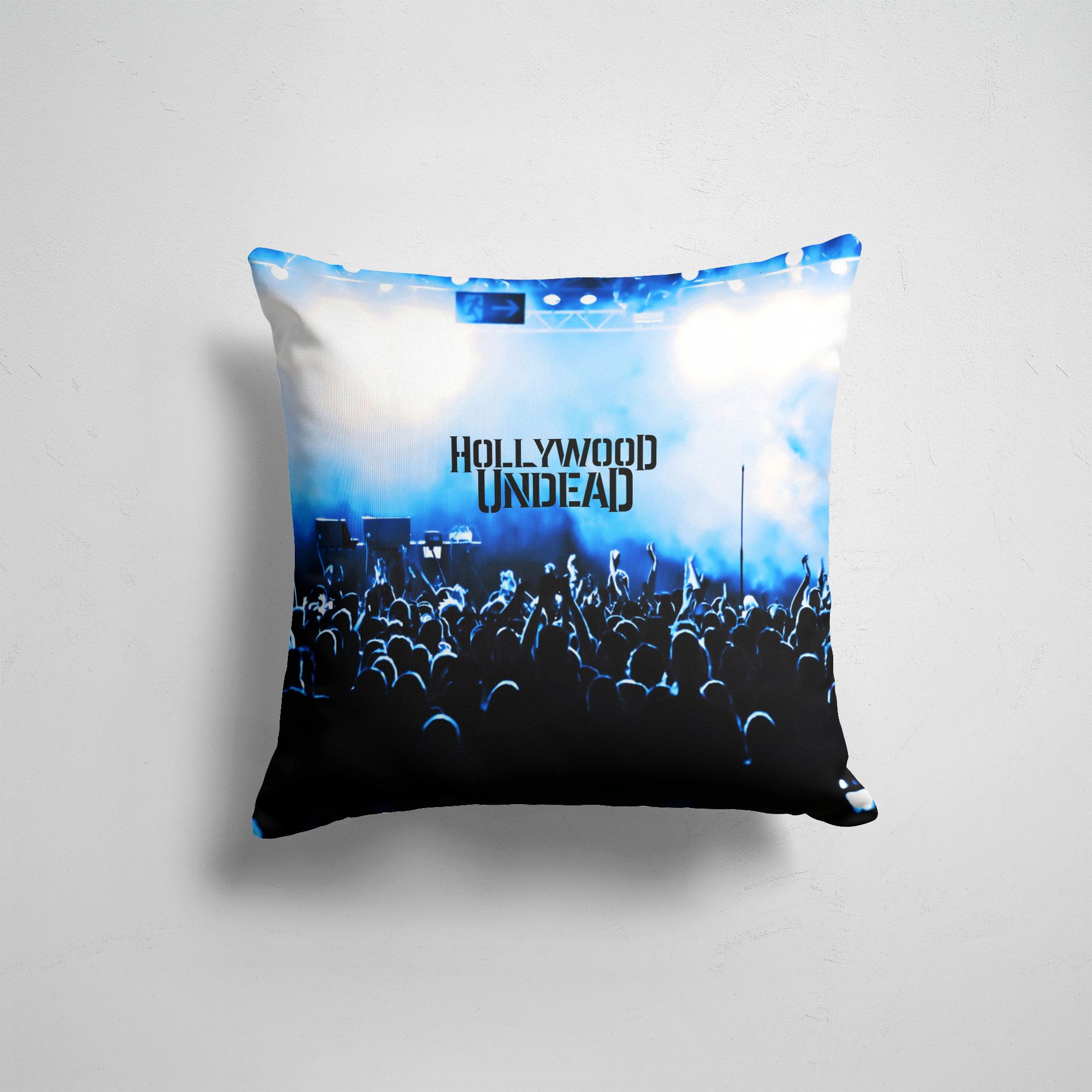 

Подушка декоративная 45х45см Рок Hollywood Undead, Разноцветный