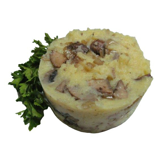

Толченый картофель с грибами