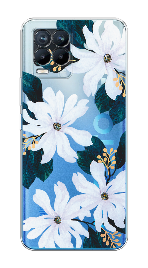 

Чехол на Realme 8/8 Pro "Delilah Flower", Зеленый;белый, 255550-1