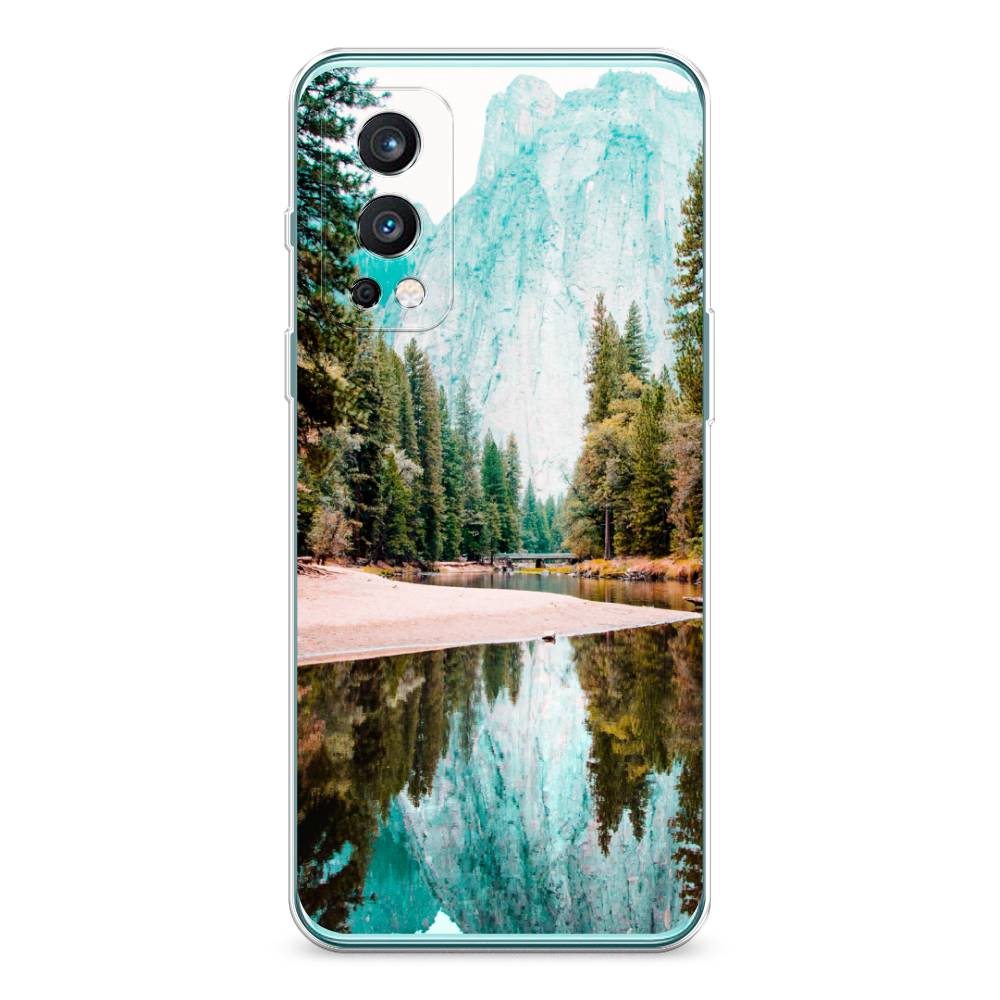 

Чехол Awog на OnePlus Nord 2 / ВанПлас Nord 2 "Горы 11", Зеленый;голубой, 151750-4