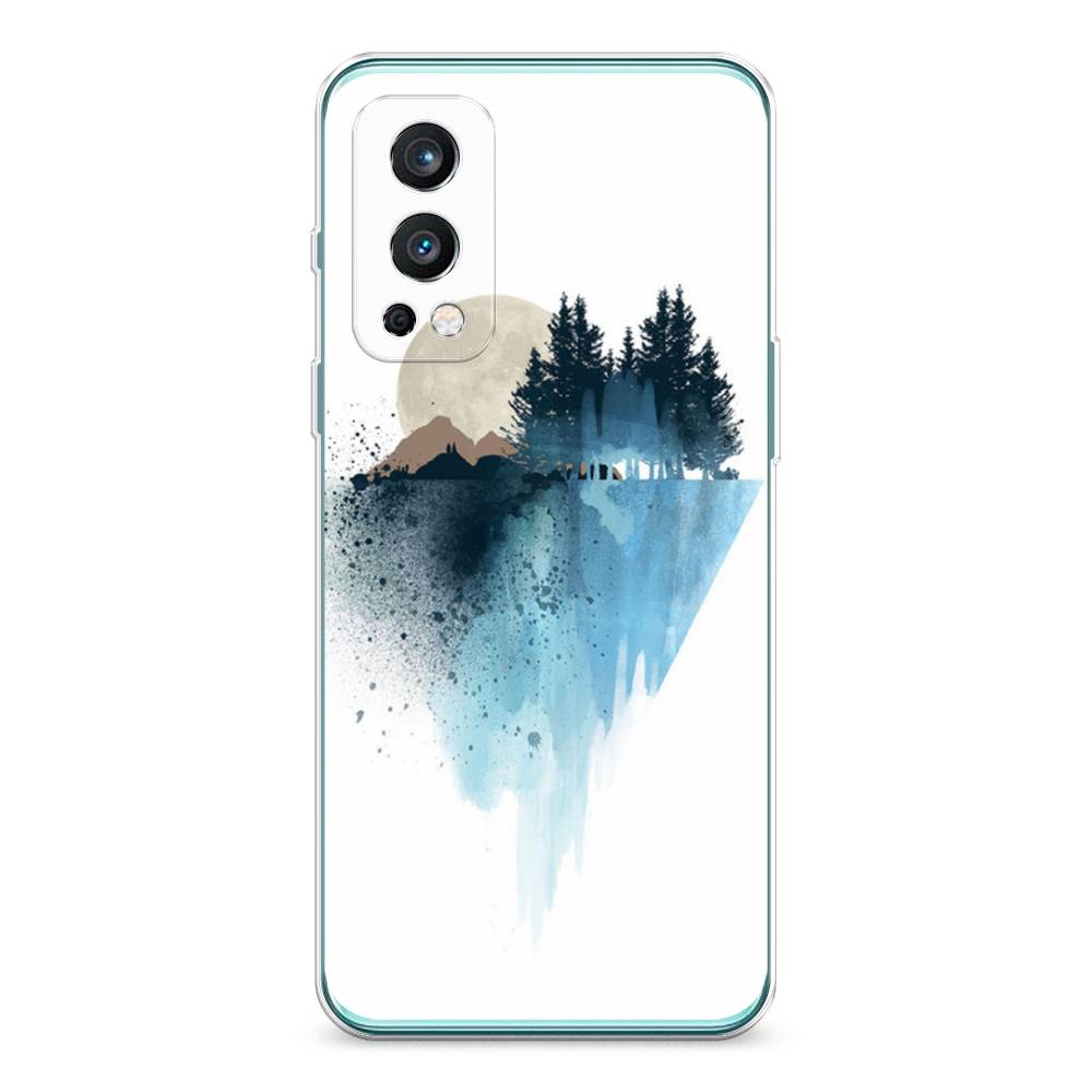 

Чехол Awog на OnePlus Nord 2 / ВанПлас Nord 2 "Горы 5", Голубой, 151750-4